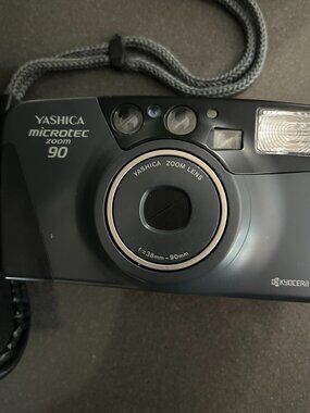 Yashica Microtec Zoom 90 - 35 MM Film Camera - GOOD FOR PARTS